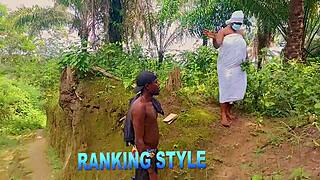 chubby babe with big ass turns herb search into wet pussy banging