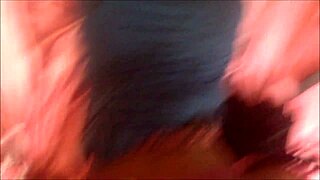 African bitch bends for pov ass licking and doggy fuck