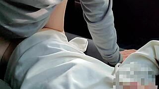 why does this amateur japanese milf love random home invasions creampie fucks in car anytime?