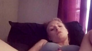 Horny Snow Bunny Shaves Pussy For Intense Toy Play
