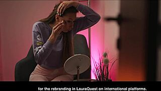 Laura Quest Teases Big Ass Tits Outdoors in Snowy Winter Adventure S02E01