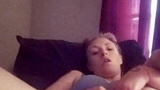 Horny Snow Bunny Shaves Pussy For Intense Toy Play