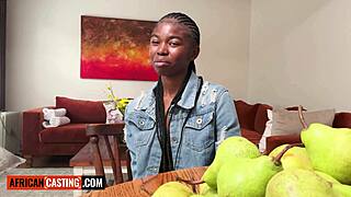 tight ebony teen facefucked by boyfriend