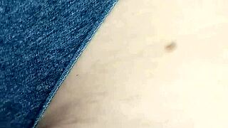 Playing With Cute Sexy Latina 18+ Belly Button Up Close