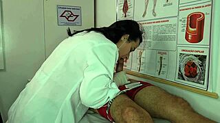 nurse gets horny over patient's huge erection!!