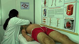 nurse gets horny over patient's huge erection!!