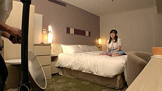 Secret photoshoot with busty Japanese idol leads to creampie and facial