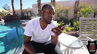 Alli Black Deepthroats Rome Majors' Monster Cock Till He Groans