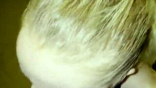 Blonde Mommy Deepthroats Step Son's Monster Cock with Big Natural Tits