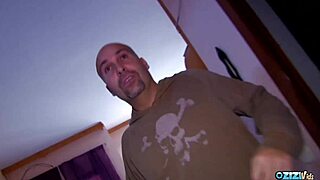 brunette's first anal eased by experienced guy's deep skills