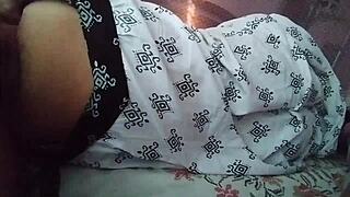 oops my sleeping desi wife mou's big ass just slipped out while i watched... damn