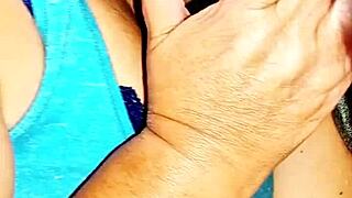 mature 70yo milf drops by post-gym for my deepthroat blowjob treat