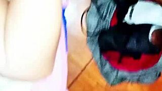 mature 70yo milf drops by post-gym for my deepthroat blowjob treat