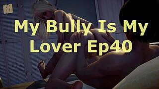 My bully lover pounds my big tits and ass again!