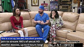 Solana Spits Doctor's Load Then Takes POV Fuck!