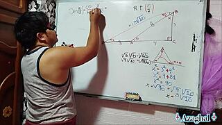 19yo trigonometry student nails teacher's angle x hard!!