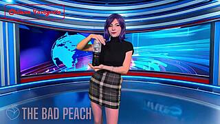 infomercial host tests vibrating toy live on air