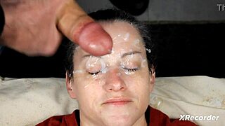 Brunette Amateurs in Eye-Filling Bukkake Blowbang Facial Cumshot Compilation