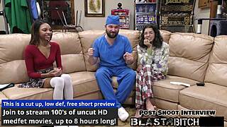 Solana Spits Doctor's Load Then Takes POV Fuck!