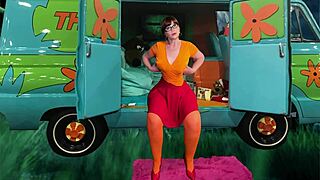 he devours granny velma dinkleys sweet pussy in cosplay oral frenzy