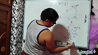 19yo trigonometry student nails teacher's angle x hard!!
