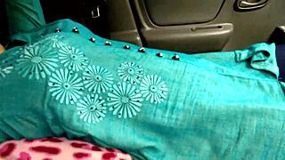 Auntie Takes Big Black Cock Deep in Car During Outdoor Jungle Fuck with Hubby Watching