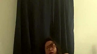 mature latina in glasses strips slow 🔥😍