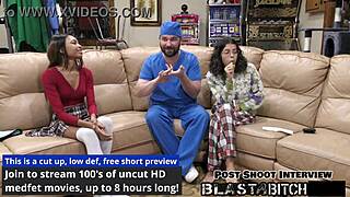 Solana Spits Doctor's Load Then Takes POV Fuck!