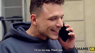 young czech virgin loses it to kinky tanya virago's shaved pussy and huge fake tits