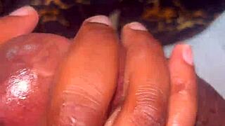 bbc massage turns into monster cock handjob explosion