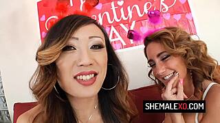 Hot Asian TS Venus Lux Pounds Milf Hardcore Fuck!