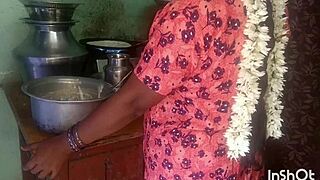 Wow! Malayali Housewife Pounds Uncle in Kitchen Fuckfest!