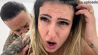 I Told Him No Anal Virgin But He Barebacks My Wet Ass And Cums Inside!!