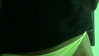 She sways her hips seductively to funk beats teasing her husband's watchful friend