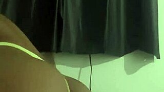 She sways her hips seductively to funk beats teasing her husband's watchful friend