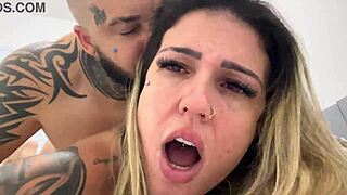 I Told Him No Anal Virgin But He Barebacks My Wet Ass And Cums Inside!!