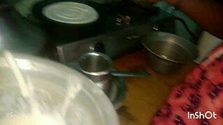 Wow! Malayali Housewife Pounds Uncle in Kitchen Fuckfest!