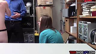 imagine getting busted mid-fuck by mall cop in store with your girl?