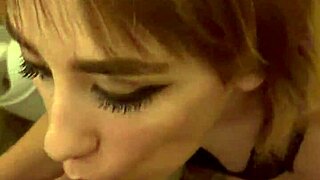 this toilet piss whore gulps down fresh cum loads