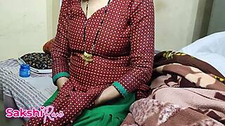 Desi pregnant maid's huge natural tits bounce as owner rams her hairy pussy raw!