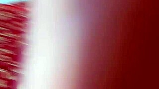 Naughty massage lady bends over bed for partner's rough pussy pounding