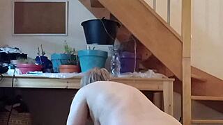 french maid esclave bound and SLAPPED into submission