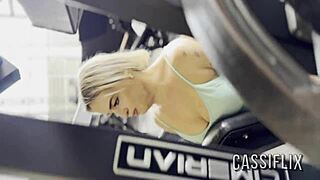 Two Tattooed Blondes Deliver Poolside Lesbian Blowjob Doubleteam
