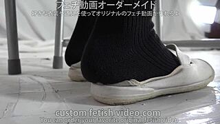 socks fetish video with feet play
