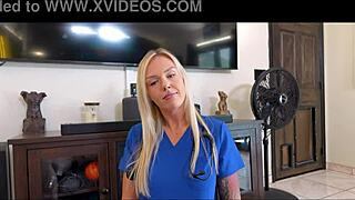 florida nurse seduces and fucks her step son in bedroom roleplay