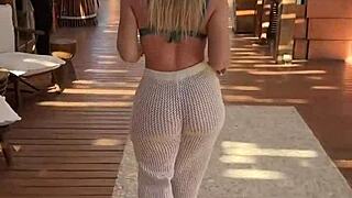 compilation big ass blonde booty girl