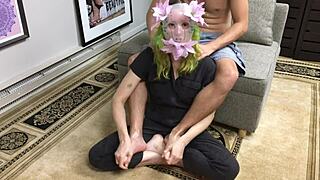 foot fetish massage session
