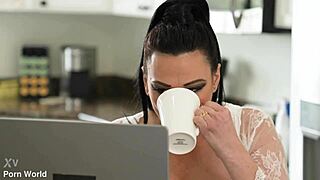 boyfriend catches busty mona azar fucking on cam, you watching?