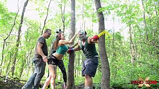 vandal vixens fuck orgy in the wood part 1