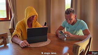 Hackers Freeze Time For Two Maids Creampie Fun